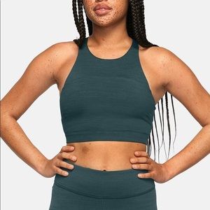 Outdoor Voices TechSweat Crop Top - Evergreen (M)